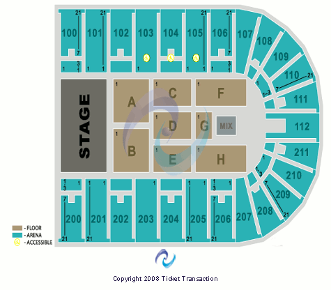 Reliant Arena Seating Chart